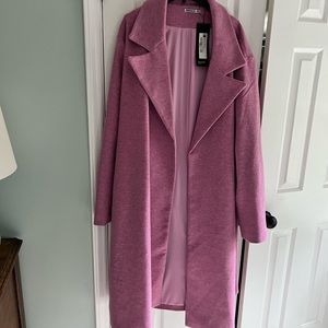 RebDolls Pink Overcoat/Trenchcoat
